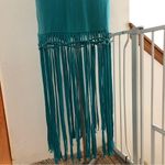 Forever 21 cotton green fringe dress size L Photo 1