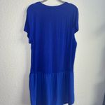 Anthropologie 💙 Dolan Blue Peplum Short Sleeve Tunic Photo 5
