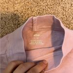 Aerie Blush Pink Mock Neck Long Sleeve size large Photo 6