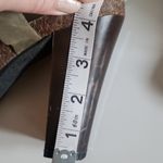 MIA Hippie sandal w peace sign zipper pull, block heel/ vintage Photo 5