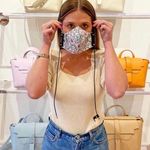 Dahlia Senreve Floral Print Cotton Face Mask in in Daze NEW Photo 5