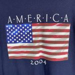 Sonoma Vintage 2004 Y2K USA American Flag Print Shirt Size XL NEW NOS Womens Photo 1