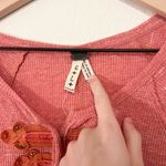 We The Free - Free People Battalion Thermal Boho Henley Long Sleeve Top Photo 4