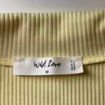 Wild Love Pastel Yellow Crop Top Photo 3