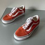 Vans Old Skool Orange Sneakers – Size M5 / W6.5 – Suede & Canvas Photo 2