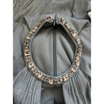 Eliza J NEW  Halter neck Light Blue metallic keyhole‎ dress maxi gown formal Photo 8