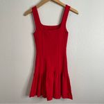 Lulus Playful Attitude Red Sleeveless Seamed Drop Photo 3