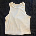 SheIn white rib knit tank top Photo 0