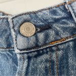 Free People We the Free Cottagecore Soft Girl Embroidered Ankle Cropped Distressed Jeans Photo 3