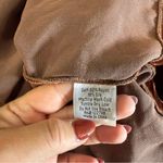 Pete & Greta Johnny Was Keisha Velvet Silk Blend Rust Red Orange Crewneck Top XS Photo 4