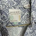 Roper Women’s Pearl Snap Long Sleeve Shirt Size S White Photo 2