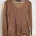 RDI NWT  Womens Brown Knit Pullover Crew Sweater size XS Photo 0