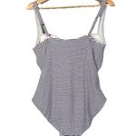 NIPTUCK SWIM Multi Fit Cup Sorrento Stripe Joanne One Piece Swimsuit Sz 12 Beach Blue Photo 6