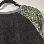 Scotch & Soda Maison Scotch Chapeau Mixed Media Sequin Sweatshirt Grey Size 2 Photo 9