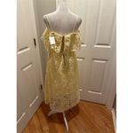 ASTR The Label Yellow Lace Off Photo 2