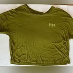 PINK - Victoria's Secret  Modal Boxy Oversized T-Shirt Mossy Green Size M Photo 2