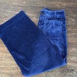 Maeve Anthropologie The Colette Cropped Wide-Leg Pants Corduroy Navy Size 29 Photo 6