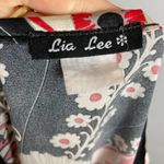 Vintage Y2K Blouse Empire Waist Tie Back V Photo 2