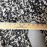 Gibson Latimer Black and Beige Long-Sleeve V-neck Blouse Size L Photo 8