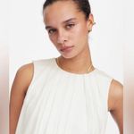 Madewell NWT White Sleeveless Bubble Fashion Top - Medium Photo 9