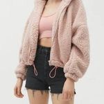 Urban Outfitters pink sherpa teddy bear jacket Photo 3