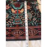 Verte Skirt Sz Small Boho Bohemian Festival Tribal Embroidered Mini Earthy Black Photo 11