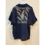 Pilcro Anthropologie Palm Tree Sweater Camp Shirt Cardigan Photo 4
