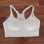 Gymshark  White Sports Bra Racerback Adjustable Straps Athletic Size S Photo 1