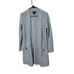 C By Bloomingdales Women's 100% Cashmere Open Cardigan Sweater Size M Gray Size M Photo 1