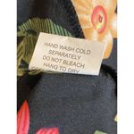 NWT Buguest Wrap Dress XXL Black Floral Long Sleeve Tropical V Photo 7