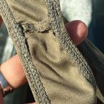 Good times USA Appeal Satin Wrap Bodysuit in Olive Green Size M Photo 5