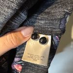 Anthropologie   Maeve Black and Red Rose Blouse sz M Photo 2