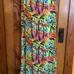 Kaktus Bright Tropical Flowers Maxi Dress Size L Photo 10