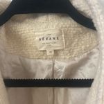 Sézane Women's Cream Long Sleeves Button Front Kalvin Wool Coat Size 42 US 10 Photo 2