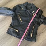 BLANK NYC  black faux leather moto jacket Photo 6