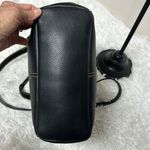 Fossil Black Pebble Leather Stitches Medium Shoulder Satchel HandBag Purse EUC. Photo 4