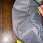 Eddie Bauer Bag Unisex OS‎ Gray Neon Green 100% Nylon Hiking Sling Back Shoulder Photo 6