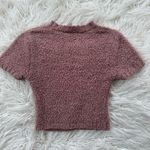 SKIMS  Cozy Knit Crop Top Rose Clay Size S/M Photo 6