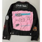 Nirvana Black Denim Spiked Studded Photo 2