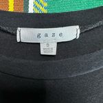 Gaze Long Sleeve Dolman Knotted Twist Top size S Black Photo 2