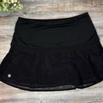 Athleta  Womens Black Athletic Tennis Golf Skort Skirt Mesh Workout Size S Small Photo 0