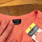 Splendid  linen blend top women‎ small coral spring summer lightweight Photo 4