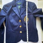 RALPH LAUREN Crest Crown Emblem Blazer Jacket Blue PM Gold Buttons Preppy Size undefined Photo 12