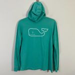 Vineyard Vines Women's Green Whale Logo Long Sleeve Hooded Tee Size S Photo 8