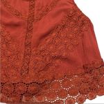 Self Esteem Rusty Sleeveless Lace Baby Crop Tee Photo 7