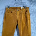 Rag and Bone Corduroy Pants Women 6 28 Skinny Mustard Yellow Casual Fall Colorful Photo 3