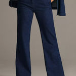 Maeve Anthropologie  High-Rise Tailored Flare Jeans Size 26 Photo 0