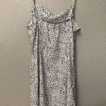 SheIn Black and White Leopard  Spaghetti Strap Dress Photo 2