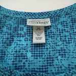 Catherines Blue Gingham Floral Short Sleeve Casual Button Up Shirt Size 4X Photo 7