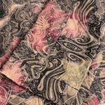 Analogy Women's Multicolor Quilted Paisley Blazer Black Size L Photo 3